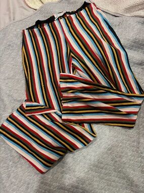 Multicolor Striped Knit Top